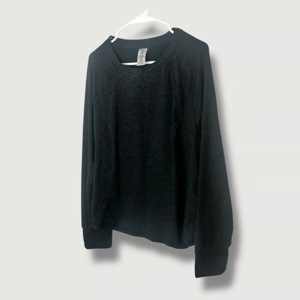 Members Mark Mens Dark Gray Brushed Long Sleeve Tee Shirt Size XXL